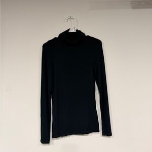 Michael Stars Dark green ribbed Turtleneck Top